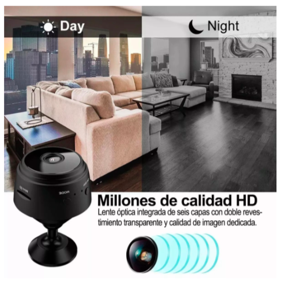Miniatura 2 de Mini Cámara Espía Hd Wifi 1080p Monitore